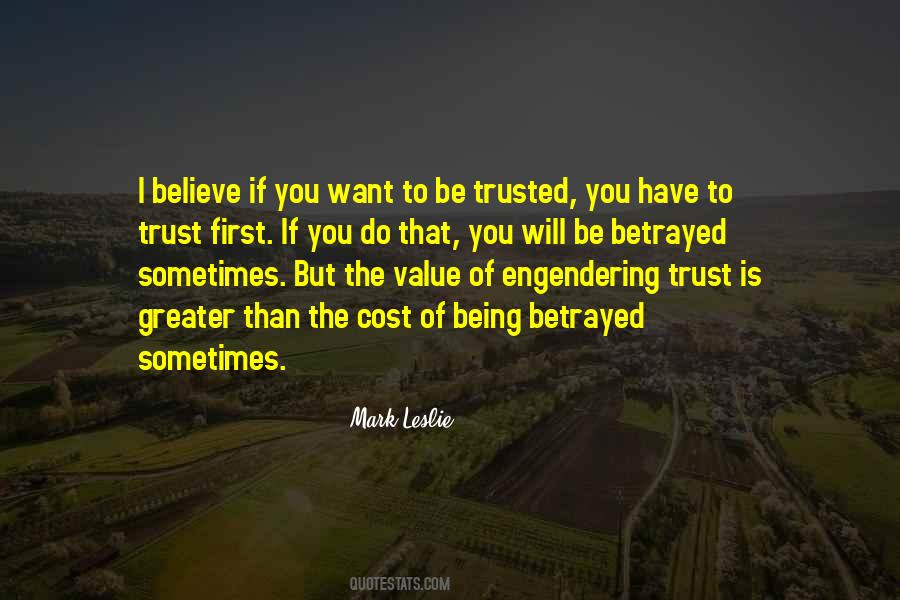 Believe Trust Quotes #173648