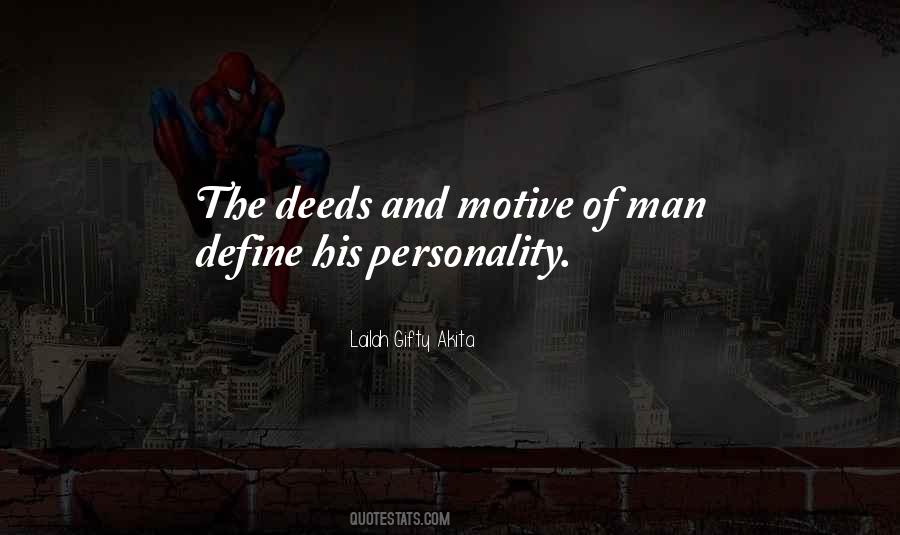 Personality Philosophy Quotes #1793131