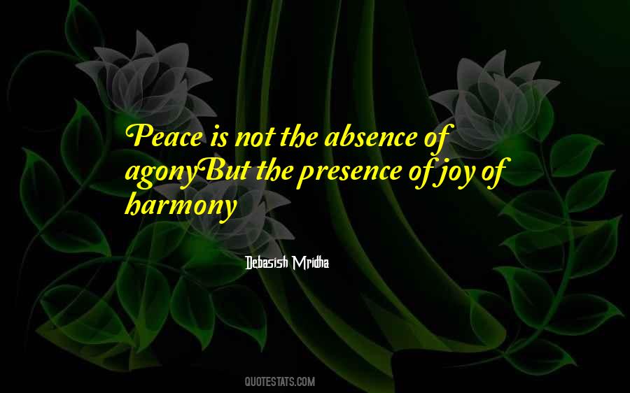 Joy Harmony Quotes #865186
