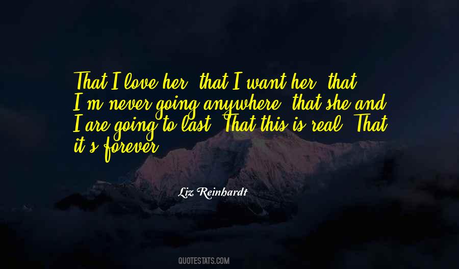 I Want Her Forever Quotes #107707