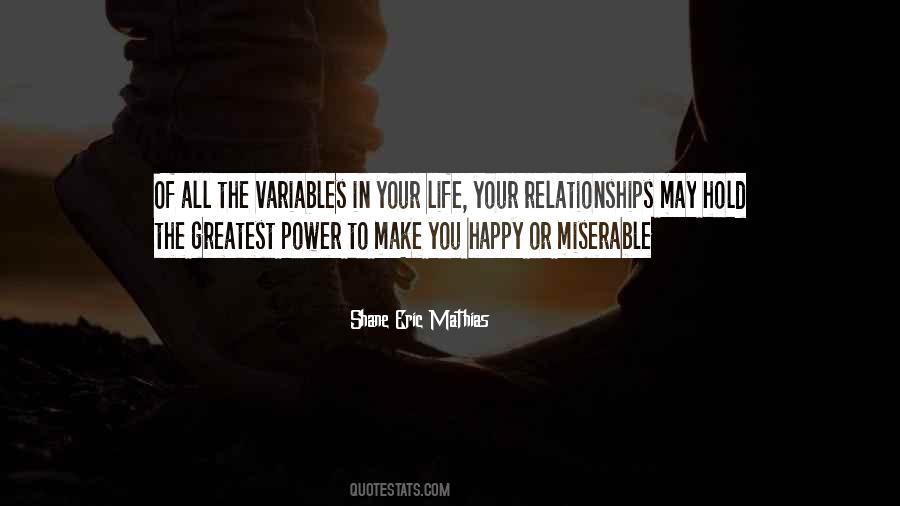 Happy Life Relationship Quotes #471328