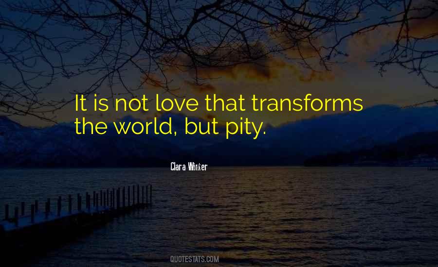 Pity Is Not Love Quotes #846460