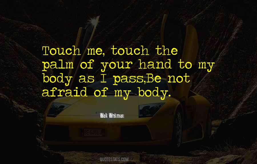 Hand Touch Quotes #280957