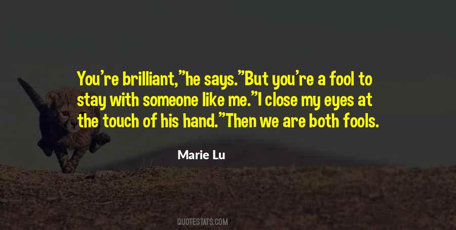 Hand Touch Quotes #435143