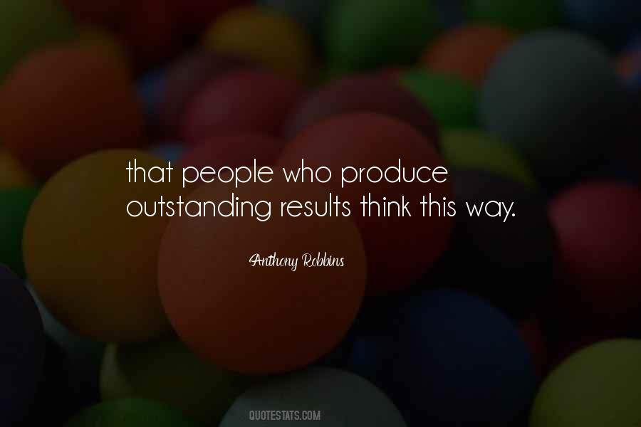 Outstanding Results Quotes #1421551