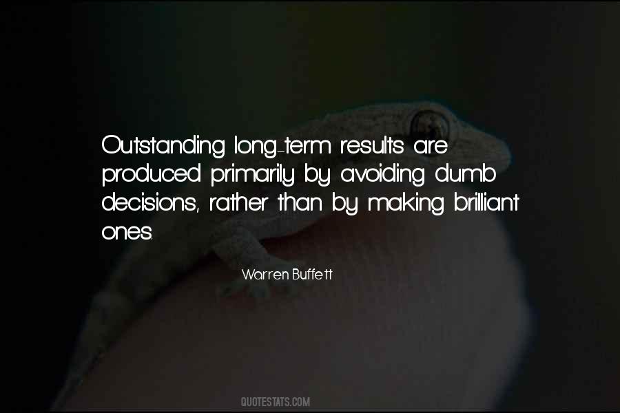 Outstanding Results Quotes #1723107