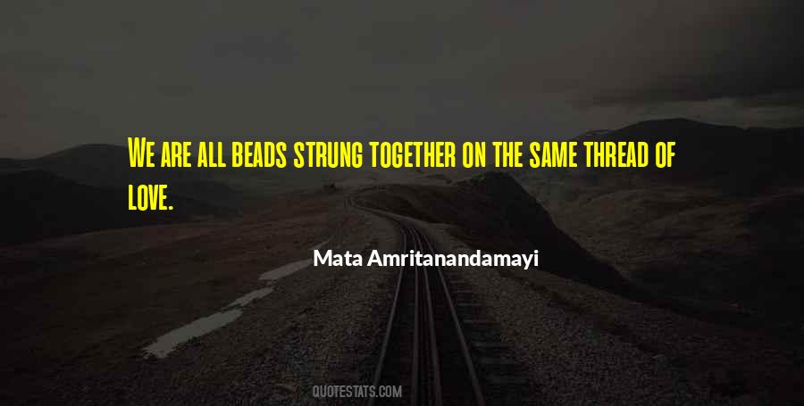 Thread Of Love Quotes #1465856