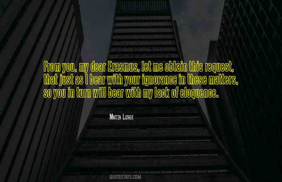 I Request You Quotes #1275029