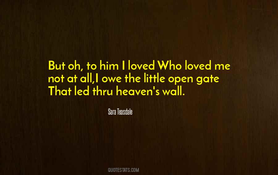 Who Loved Me Quotes #154284