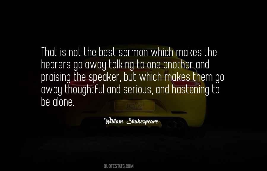 Alone Is Best Quotes #1321592