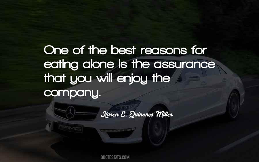 Alone Is Best Quotes #942168