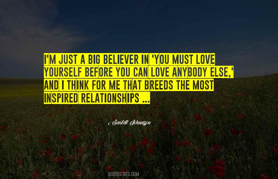 Believer Love Quotes #1411343