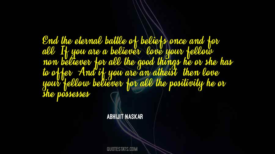 Believer Love Quotes #443531