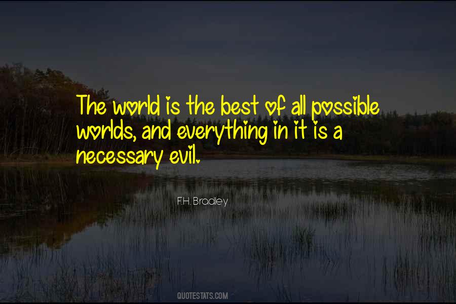 Best Of All Possible Worlds Quotes #1394708