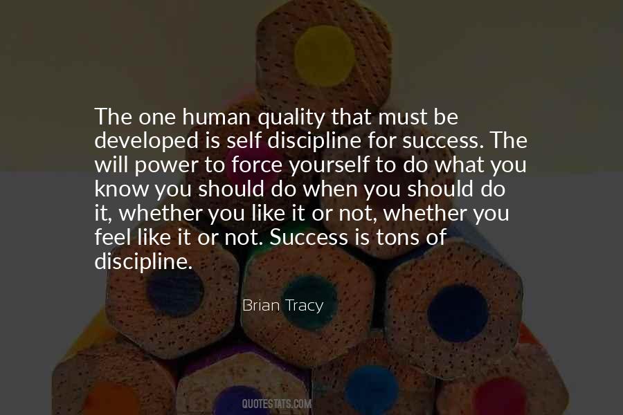 Power Of Self Discipline Quotes #1801067