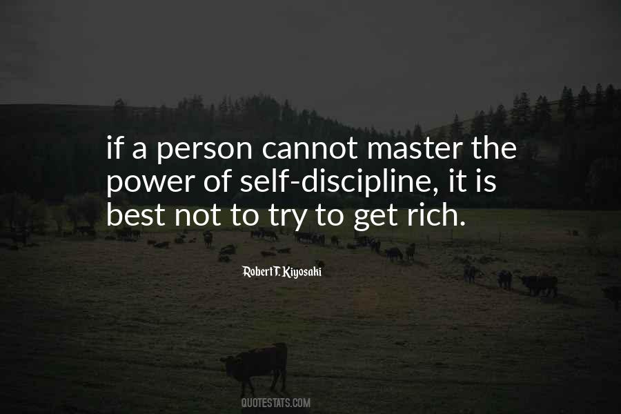 Power Of Self Discipline Quotes #484135