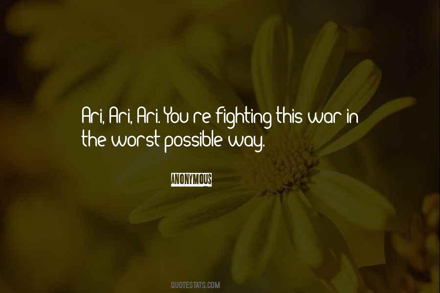 Worst War Quotes #1684444