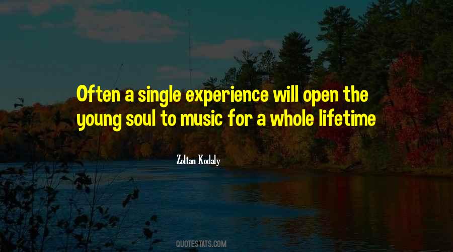 Lifetime Experience Quotes #299574