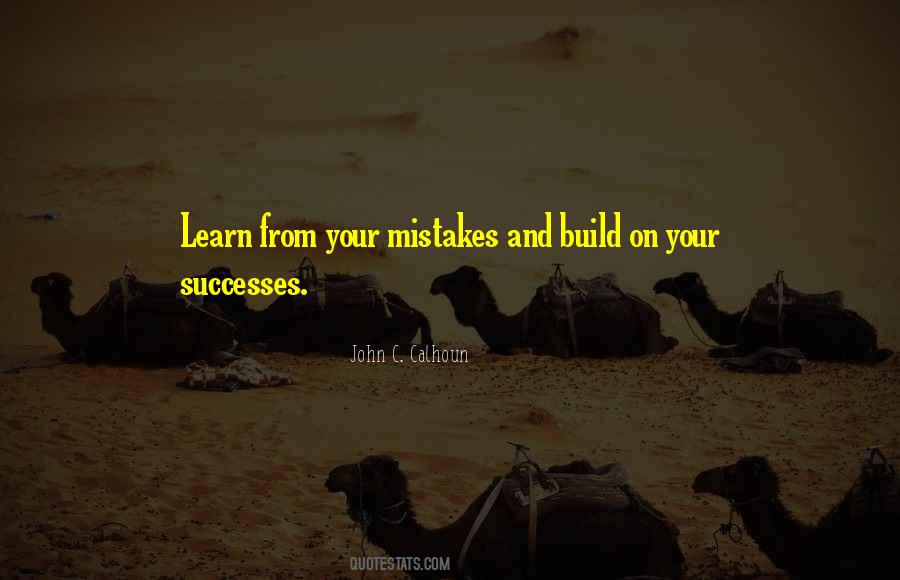 Learn Mistakes Quotes #1415112