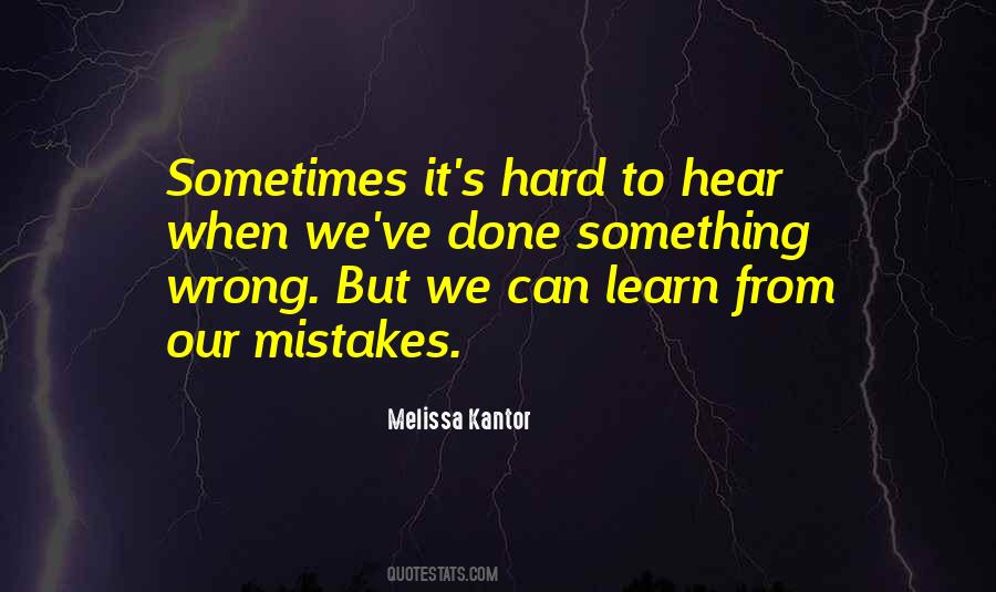Learn Mistakes Quotes #471418