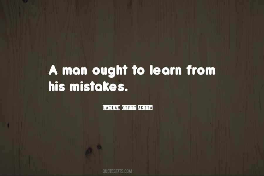 Learn Mistakes Quotes #547677