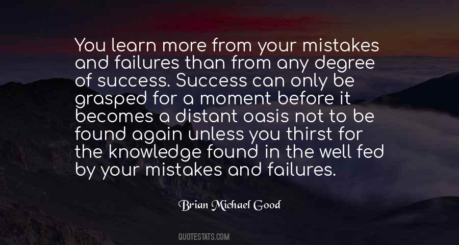 Learn Mistakes Quotes #661803