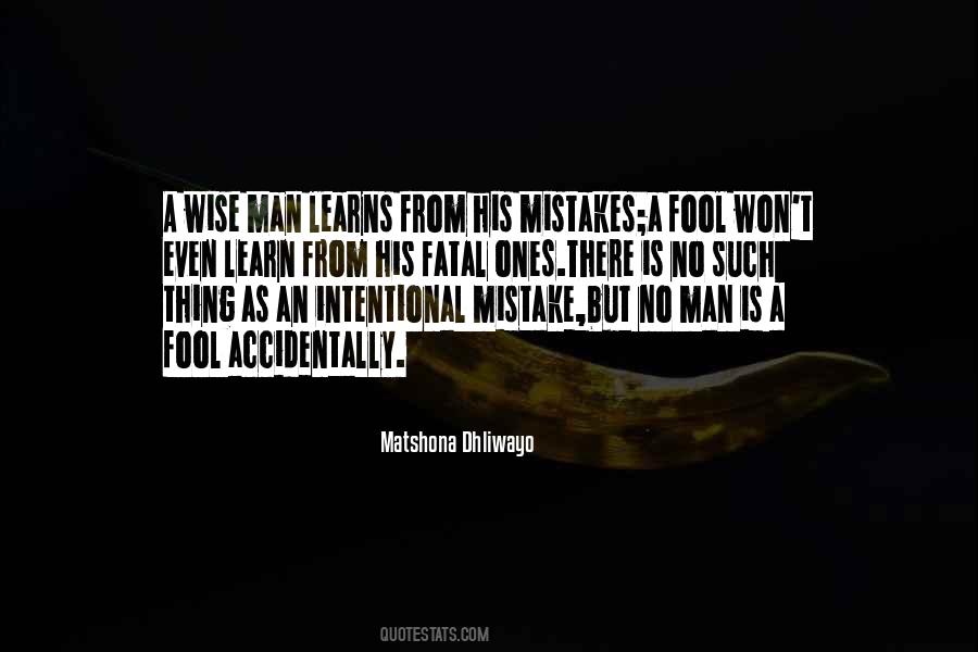 Fatal Mistake Quotes #1688819