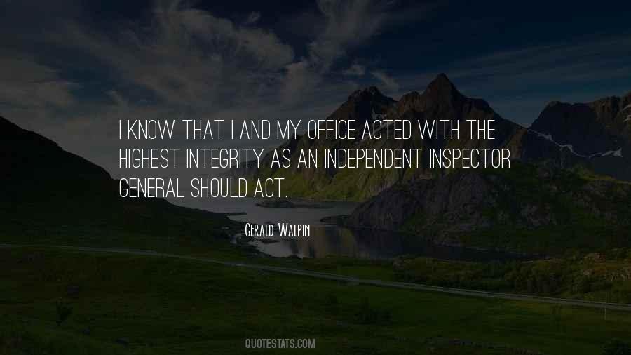My Integrity Quotes #325372