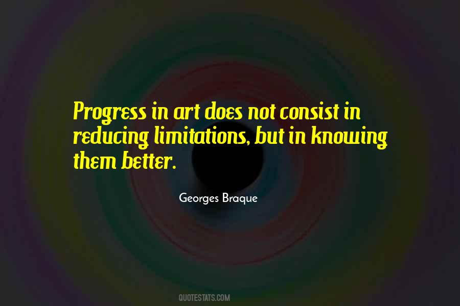 Quotes About Progress In Art #1253123