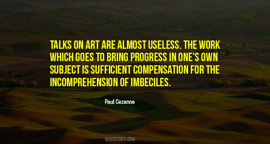 Quotes About Progress In Art #1539865
