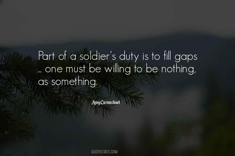 Duty Of A Soldier Quotes #1382490