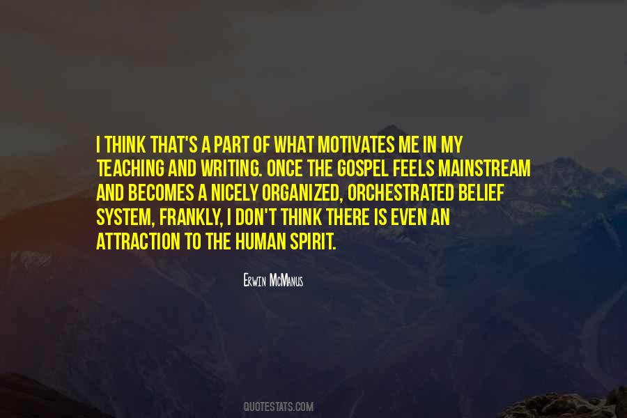 Spirit And Human Quotes #566257