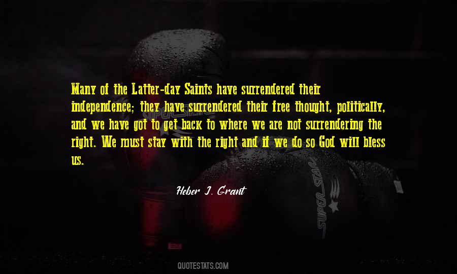 Stay With God Quotes #228290