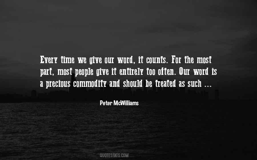 Time Is A Commodity Quotes #1529631
