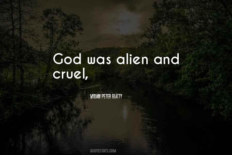 Cruel God Quotes #481628