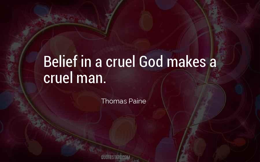 Cruel God Quotes #718540
