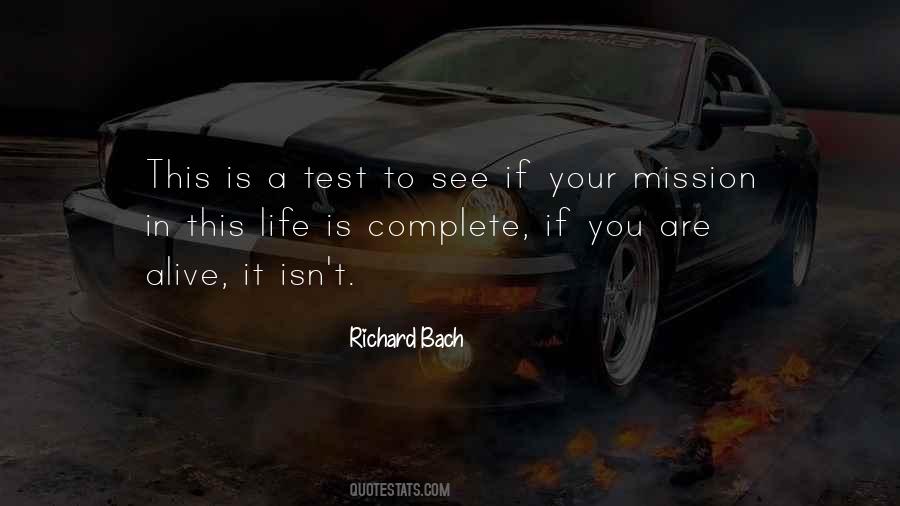 The Test Of My Life Quotes #212364