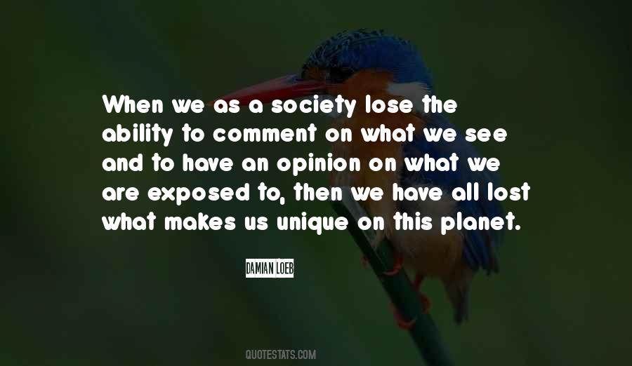 Society Opinion Quotes #1088504