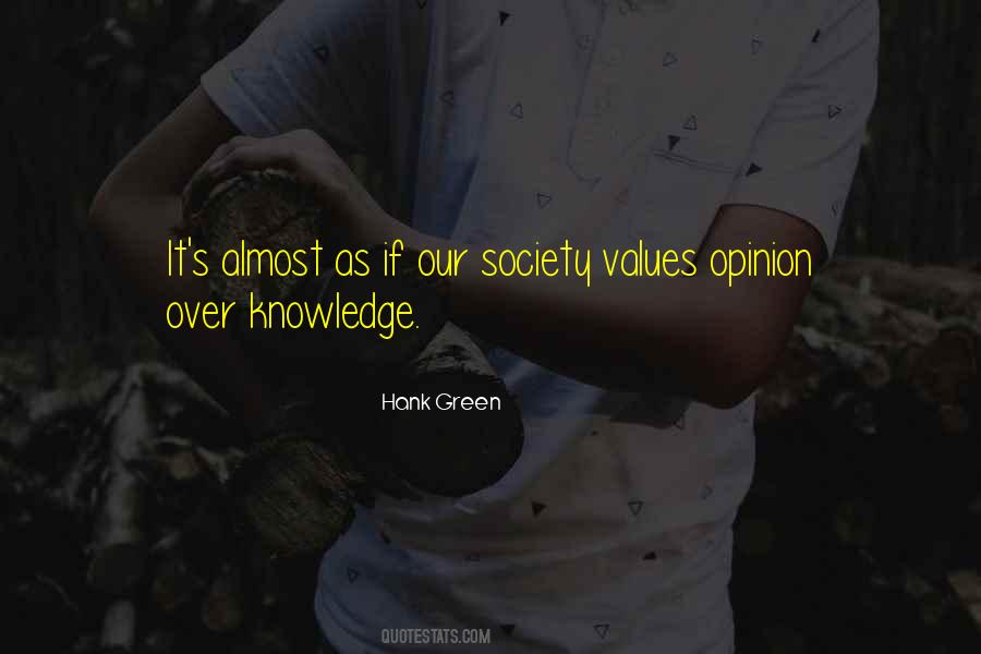 Society Opinion Quotes #1539837