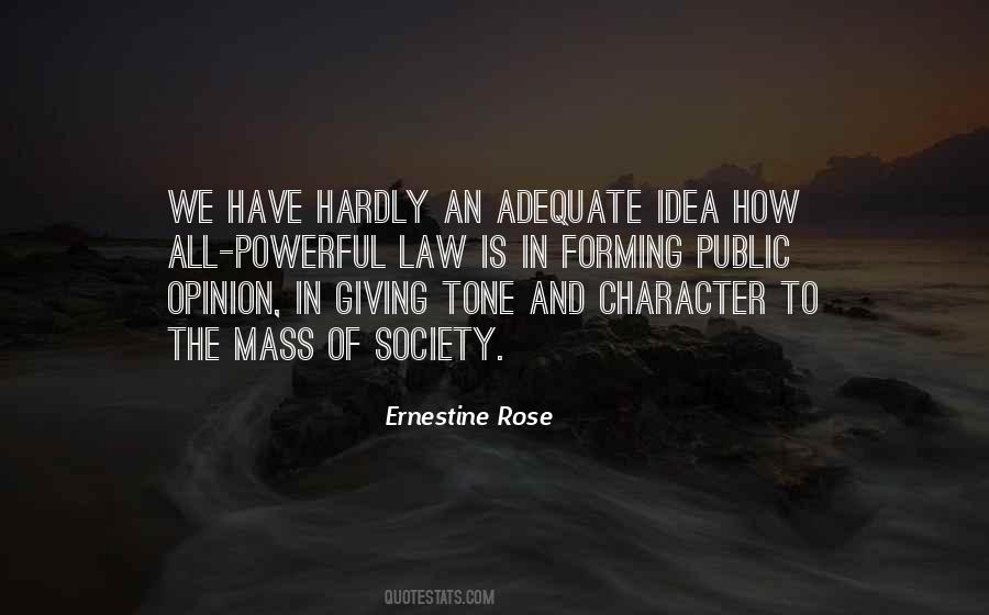 Society Opinion Quotes #1853908