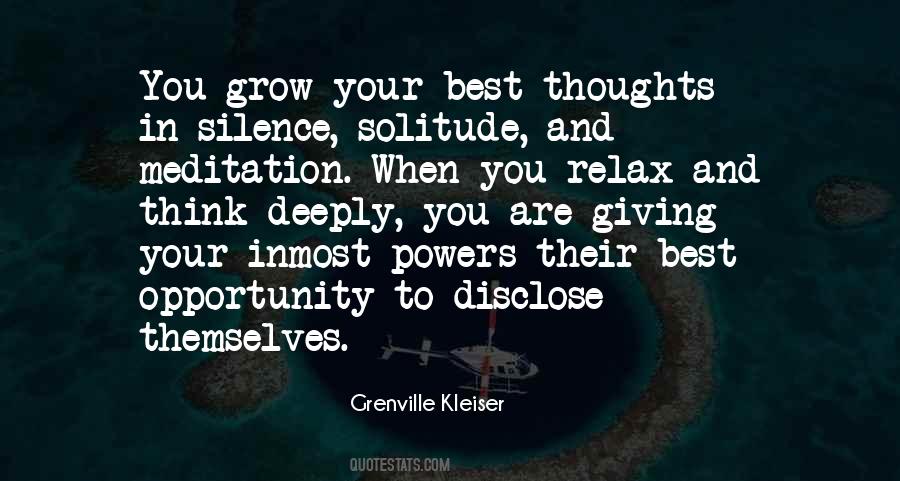 Relax Meditation Quotes #79077