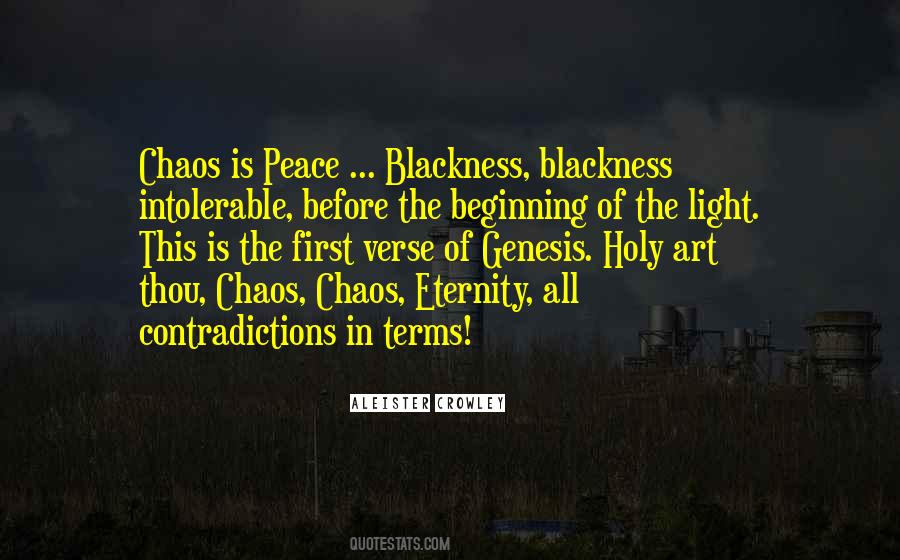 Chaos Art Quotes #1600345