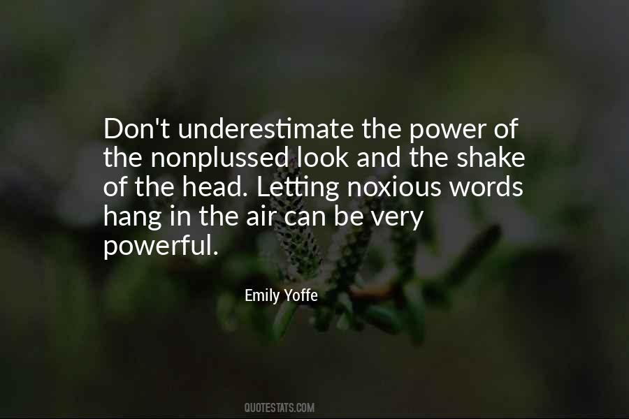 Powerful Look Quotes #1559466