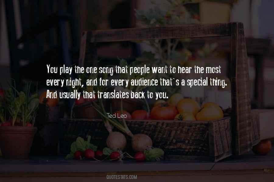 Night Is Special Quotes #709635