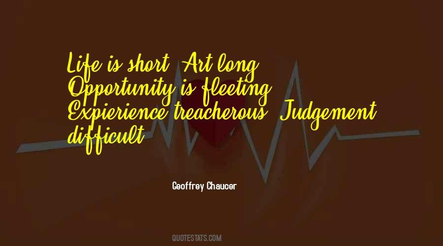 Short Opportunity Quotes #380981