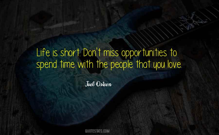 Short Opportunity Quotes #786239
