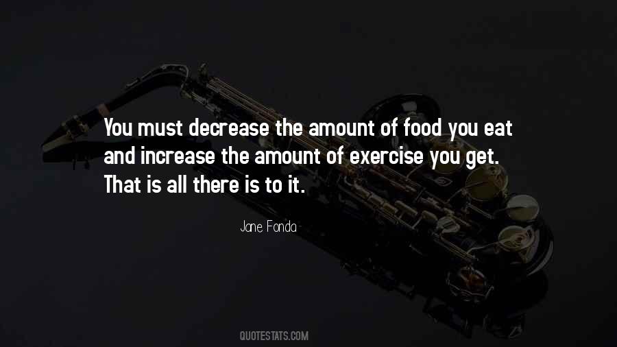 Exercise And Food Quotes #411525