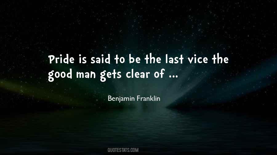 Man Pride Quotes #1484