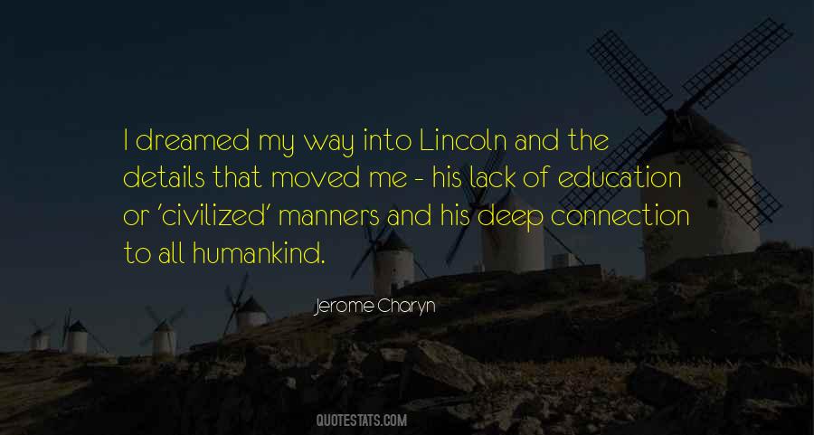 Education And Manners Quotes #1125659