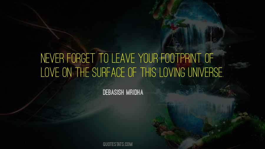 Footprint Love Quotes #1059747